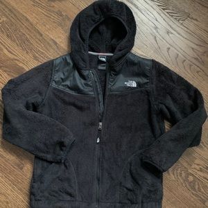 Girls Black Fleece North Face